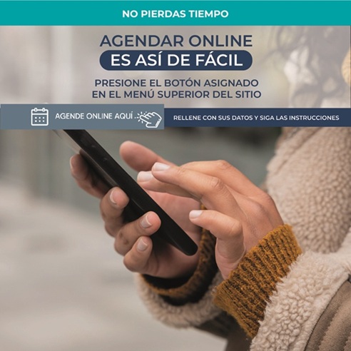 Agendar Online es así de fácil
